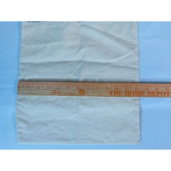 Tory Burch Dust Bag Drawstring Cloth Logo Charm Storage Purse Authentic 12 x 14 - Picture 4 of 5